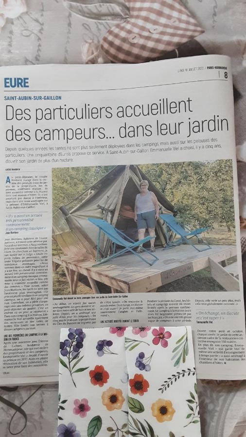 Lodge Exterieur 2 Personnes Saint-Aubin-sur-Gaillon Екстериор снимка